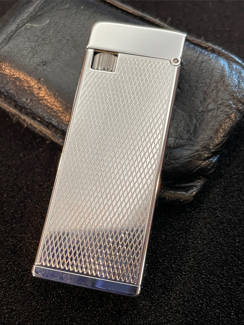 Vintage El Dorado Silver Butane Gas Lighter - Picture 4 of 7